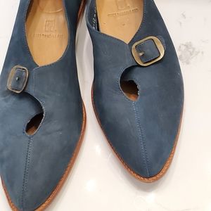 Vintage Nike tensile air navy blue suede size 7.5 shoes